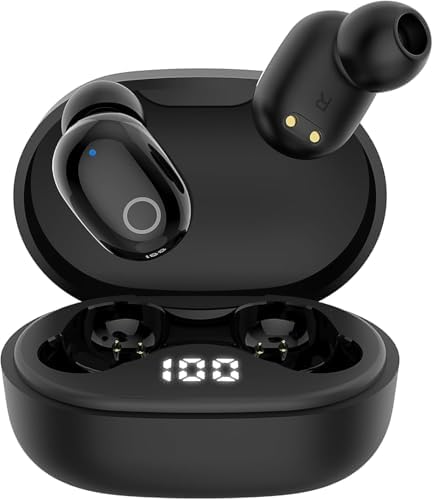 （02:00時点） Bluetoothイヤホン ワイヤレスイヤホン IPX7防水 最大50時間再生 2025年最新Bluetooth6.0ブルートゥースイヤホン 全音域HIFI音質低遅延接続瞬時Type-C 急速充電片耳/両耳 WEB会議/運動/ゲーム/通勤/通学/スポーツ/音楽用Android/iPhone対応 (black)