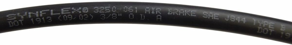 Fits 3/8" O.D. Air Brake Line 174" Long Black Vacuum Hose 15984288