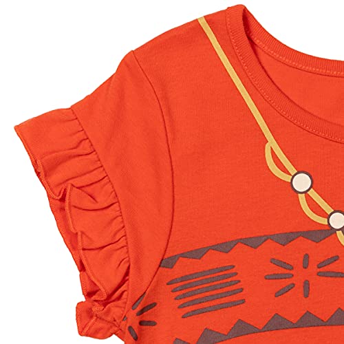 Disney Princess Moana Toddler Girls Cosplay T-Shirt Pleated And Mesh Skirt Tulle 2T #TOP4