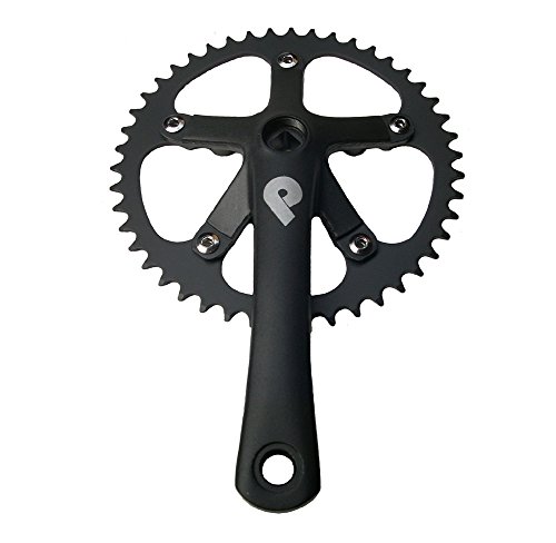 Pake 46T 165 Track Crankset, Black