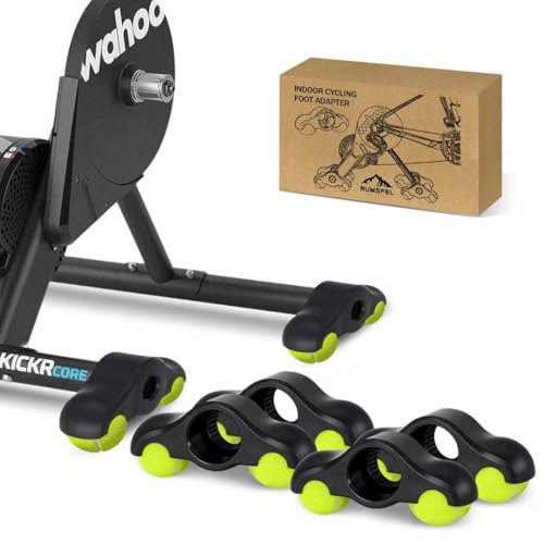 Adaptateurs de Pieds à Bascule pour Vélo avec Balles Tennis pour Wahoo Kickr Core indoor