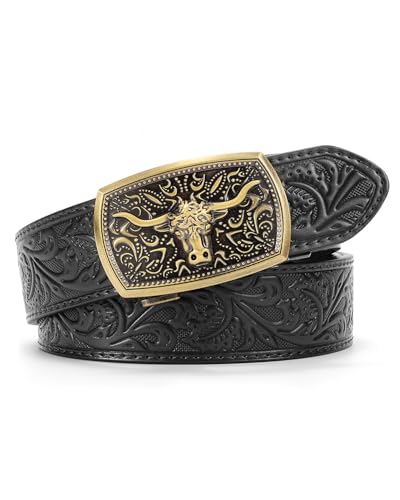 BELTROAD Men's Ratchet Western Leather Belt
