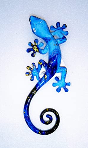 Idellia Salamandre Bleue en RESINE Murale OU A Poser