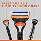 Gillette Fusion5 Rasierklingen,16 ORIGINAL Ersatzklingen, Rasierer Klingen mit größerem Gleitstreifen für ein sanftes Gleiten und 5 Klingen für eine unglaublich gründliche und komfortable Rasur