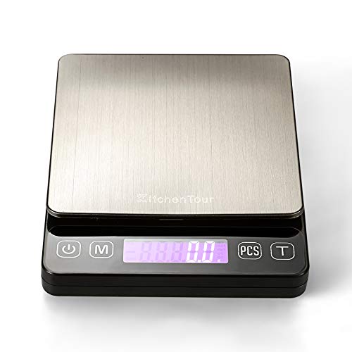 image for KitchenTour Digital Postal Scale - 0.001oz 3000g Small Portable Electr