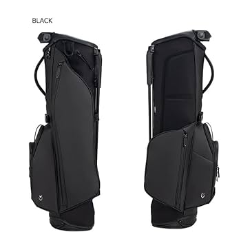 【希少】Vessel スタンド キャディバッグBLK軽量 Amazon | ベゼル(VESSEL) Junior Bag ジュニア スタンドキャディ