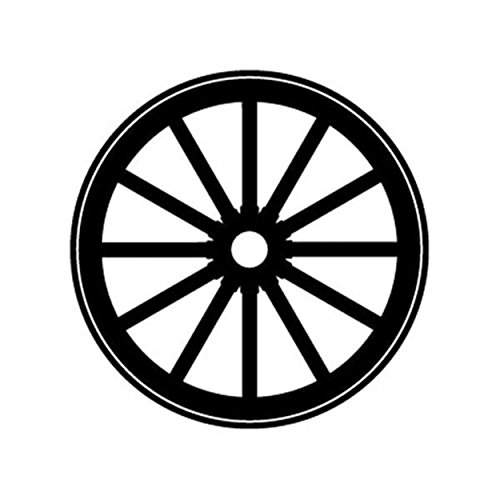 Woodcraft Project Paper Plan to Build Wagon Wheel Shadow - Material Not Included