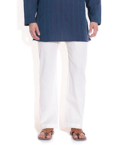 Pyjama en coton pour homme blanc taille L Royal Kurta