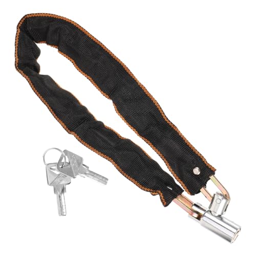 ibasenice Sturdy Chain Lock for Bike Safety Portable Theft Lock with Keys for Motorcycles Mountain Bikes and Scooters Durable Design Weight
