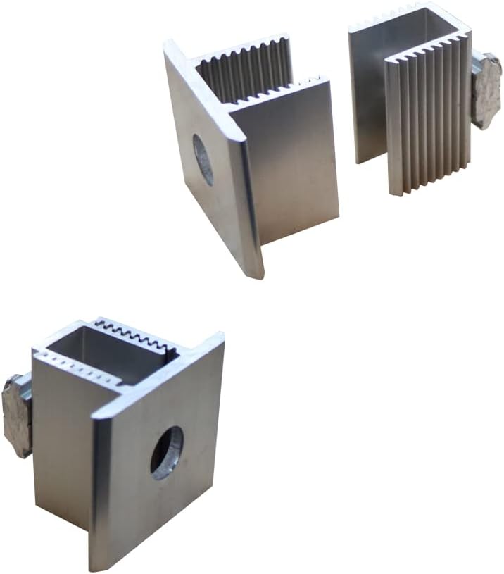 Amazon.com : Copgge Adjustable Solar Panel Middle Clamp Solar ...