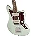 Squier Classic Vibe '60s Jazzmaster Electric Guitar Sonic Blue Bundle with 12x Guitar Picks & Polishing Cloth – Laurel Fingerboard, Vintage-Style Tremolo, Alnico Single-Coil Pickups
