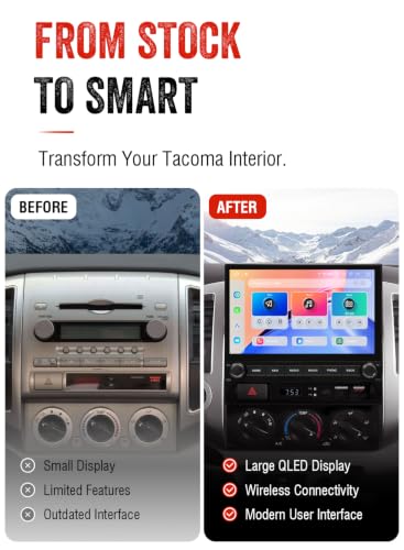 Dasaita 10.2" QLED Car Stereo for Toyota Tacoma 2005-2015 - image 3