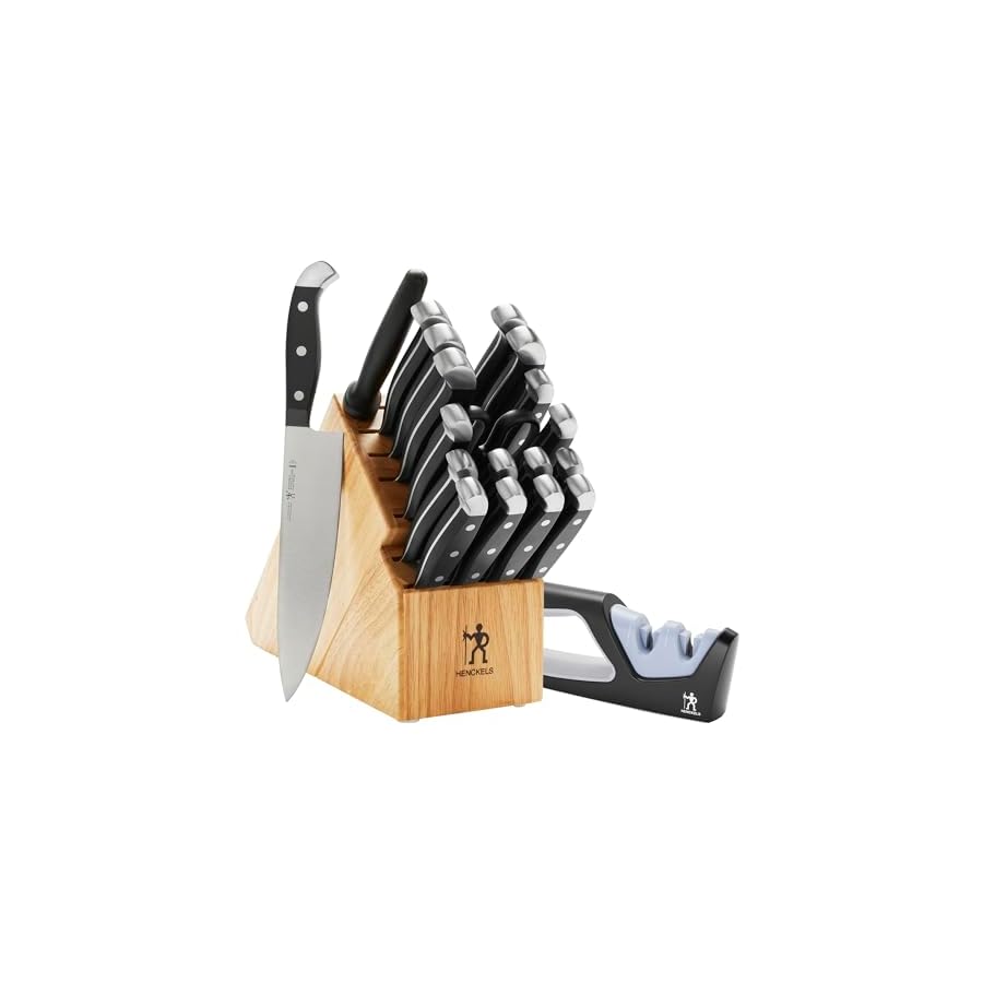 HENCKELS-Razor-Sharp-20-Piece-Statement-Knife-Set-with-Block-With-Bonus-Sharpener-German-Engineered-Knife-Informed-by-over-100-Years-of-Masterful-Knife-Making HENCKELS Razor-Sharp 20-Piece Statement Knife Set with Block, With Bonus Sharpener, German Engineered Knife Informed by over 100 Years of Masterful Knife Making