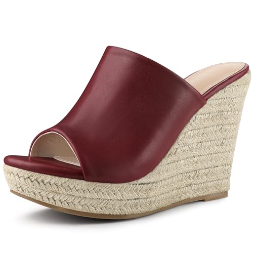 Allegra K Women's Espadrilles Wedges Wedge Sandals