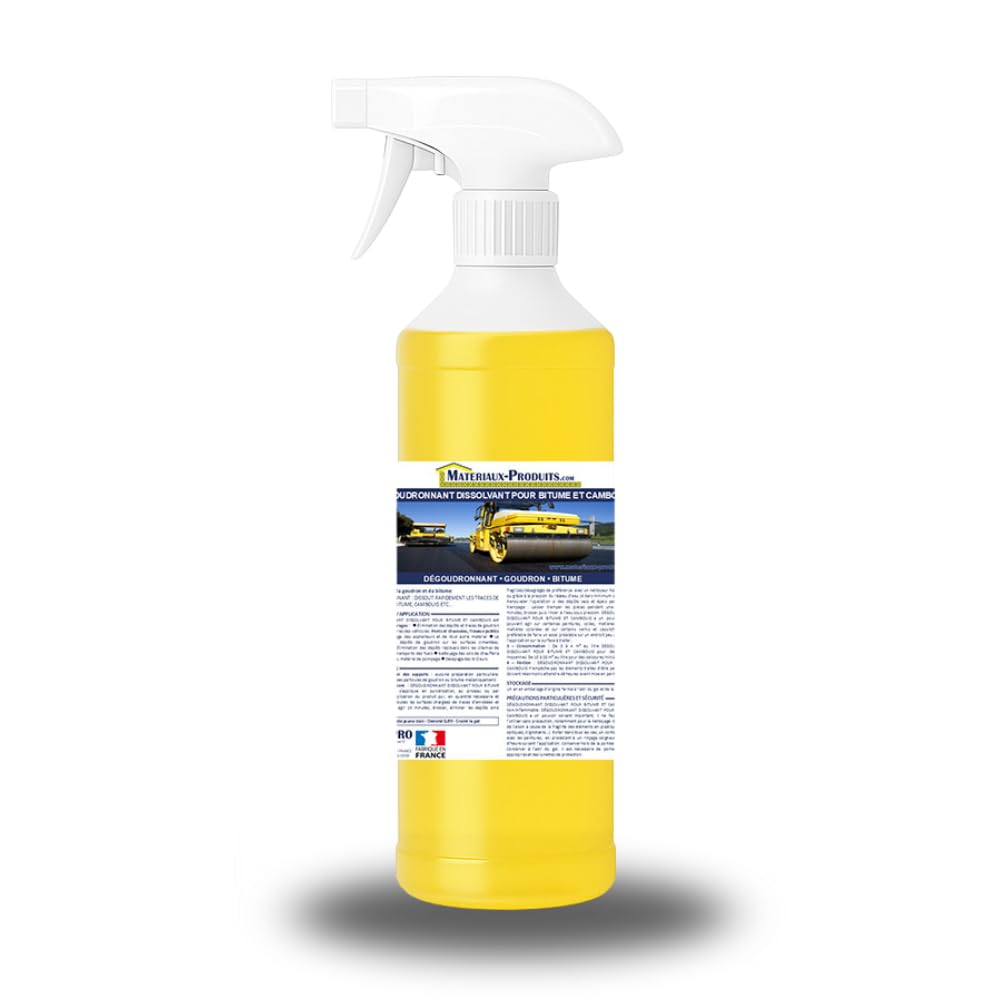Dégoudronnant dissolvant bitume et cambouis 1 L Jaune clair - MATPRO