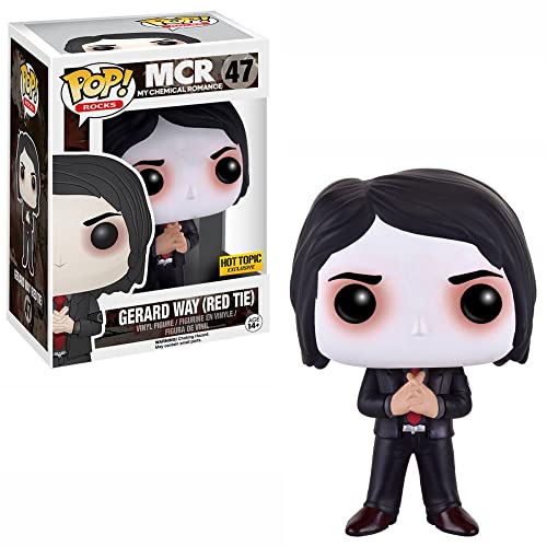 Funko - Figurine My Chemical Romance - Gerard Way Red Tie Red Eyes Exclu Pop 10cm - 0849803099282