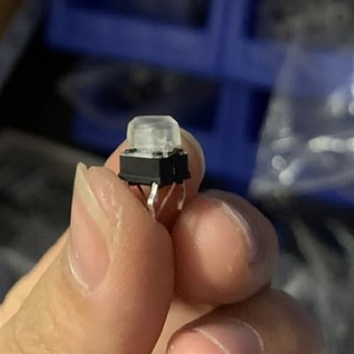 Bouton tactile 7x7x7mm LED bleue pour réparation de boutons de commande et projets DIY