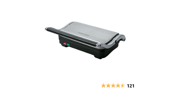 salton stainless steel panini grill
