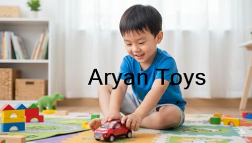 Image of Sheel Pull Back Sports Car Toy for Kids - Red SUV Model Car with Free Rolling Wheels, Sturdy Plastic, Scale Model, Birthday Gift for Boys & Girls