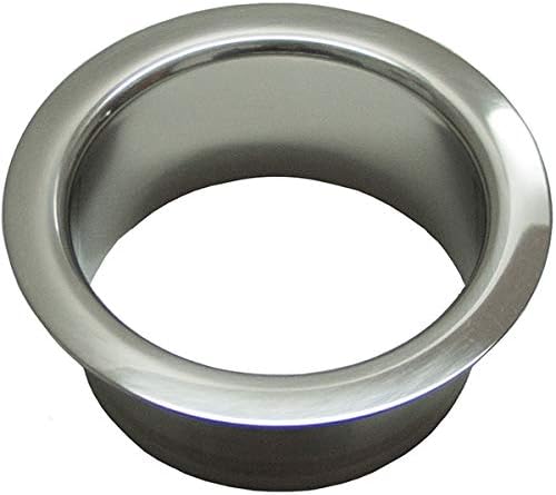 Stainless Steel Trash Grommets - 61232171 - Drilling Diameter 3 in, Height 1 1/2 in, Finish Stainless Steel (170), Material Stainless Steel,… (4)