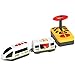 MLXG Train éLectrique TéLéCommandé Compatible avec Un Jouet en Bois