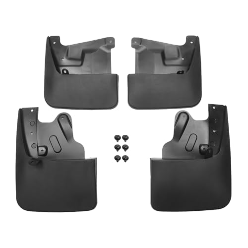 Image of Mud Flap Splash Guard with Mount Accessories Front & Rear Side Mud Guard for Toyota Tundra 2022 2023 2024 Pickup (Set of 4)