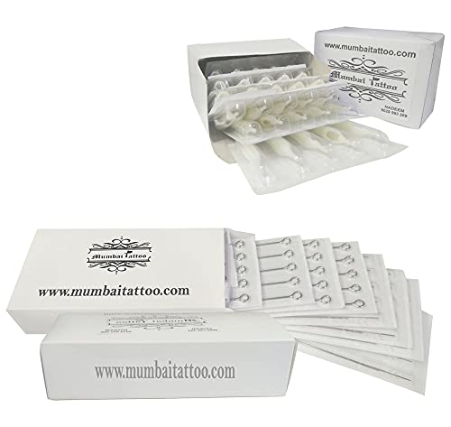 MUMBAI TATTOO COMBO PACK NEEDLES 3RL,7RL ROUND LINER, SHADER WITH TIPS 3RT,7RT (PACK OF 2 WHITE BOX NEEDLES & 2 BOX TIPS)-picture-33