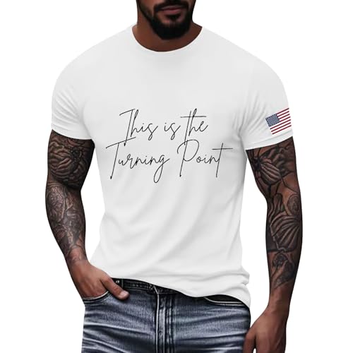 Retro This is The Turning Point Print Shirts Unisex Turning Point USA T-Shirt Short Sleeve Crewneck America Flag Tops4