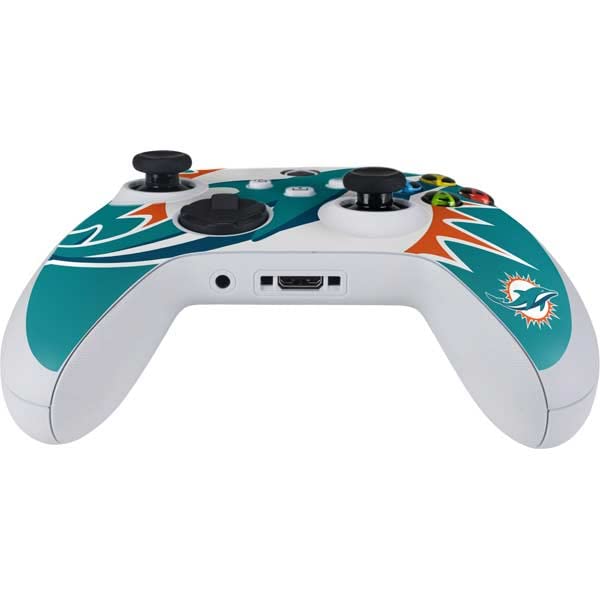 Skinit Decal Gaming Skin Compatible with Xbox Series S Controller - Officially Licensed NFL Miami Dolphins Large Logo Design