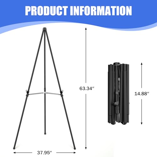 image for Rdiorry Easel Stand for Sign,63