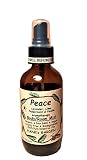 Peace Aromatherapy Body and Room Mist Spray - Lavender, Lime, Peppermint & Vanilla - 100% Pure Essen