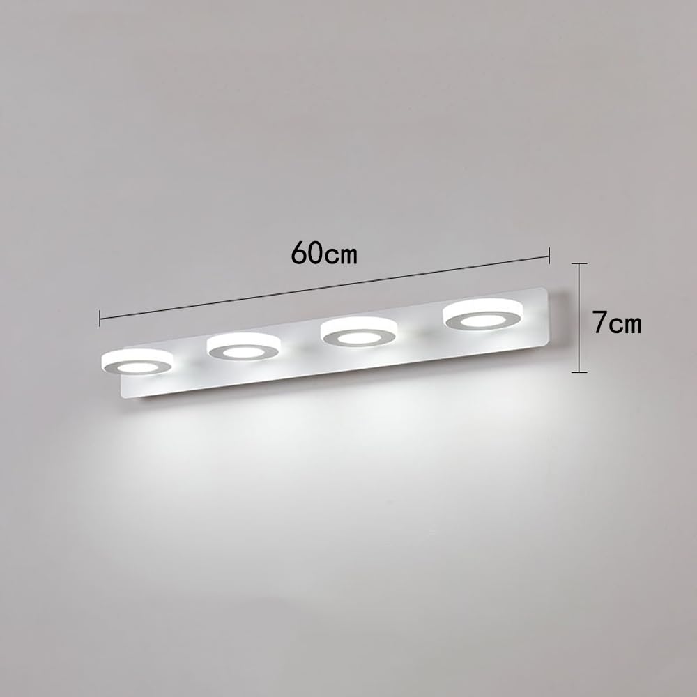 Mengjay LED 20W Spiegelleuchte Bad Spiegellampen für das Bad, Spiegellampe Badezimmer 360° Drehbar 3 Farbtemperaturen einstellbar Wandleuchte Badezimmer, Spiegelbeleuchtung Wandlampe Bad Wand Lampe