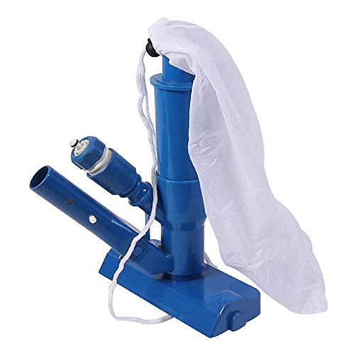 Pool-Staubsauger, Pool-Reinigungs-Set, Pool-Reinigungszubehör, mit langer 5-teiliger Stange und Gelenk, mit Düse und Saugkopf, für Pool, Spa,