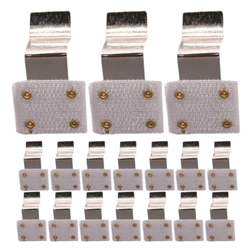 HOODANCOS 20 Pinzas Metálicas para Manteles de Cocina Resistentes al Viento Calor, Clips para Mesa de Picnic, Abrazaderas de 2,5 Cm, Aptas para Exteriores y Eventos, Juego de 20 Piezas