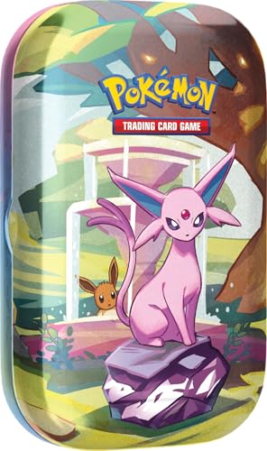 Pokémon: Mini-boîte Écarlate et Violet – Évolutions Prismatiques – Mentali du JCC Pokémon (2 boosters et 1 pièce)