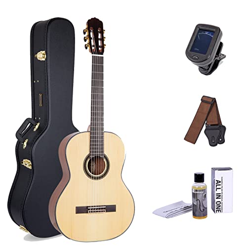 Crossrock 6���w���A�X�v���[�X 4/4 �t���T�C�Y 39�C���` �N���V�b�N�n�[�h�P�[�X&�M�^�[�N���[�j���O�L�b�g(CRCG-300BK)�A�E�A�o���h��1