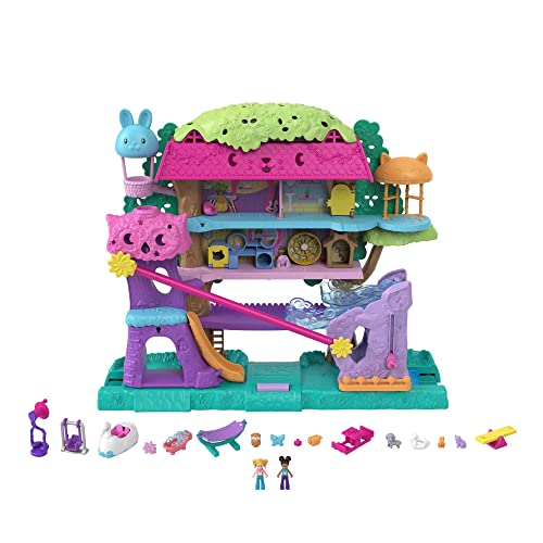 Niñas, Toy Polly Pocket Pollyville Casa del Aventuras del Árbol Muñeca para niñas a Partir de 4 años