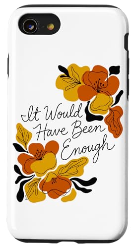Boho Floral It Would Have Enough Christian Quiet Faith �X�}�z�P�[�X iPhone SE (2020) / 7 / 8 �p