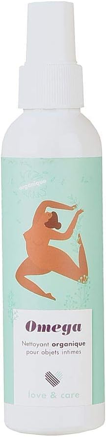 Love and Care | Nettoyant Naturel pour Jouets Intimes Compatible Cups Menstruels Boules de Kegel | Spray Antibactérien | Classé A | Sans Parfum Sans Alcool | Tous Matériaux | 120 ML