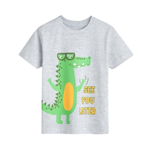 Image of Hopscotch Boys Regular Fit Tees Pack of 3 in Multi Color
