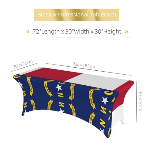 Nappe de table élasthanne Caroline du Nord extensible 1,8 m fête - 7