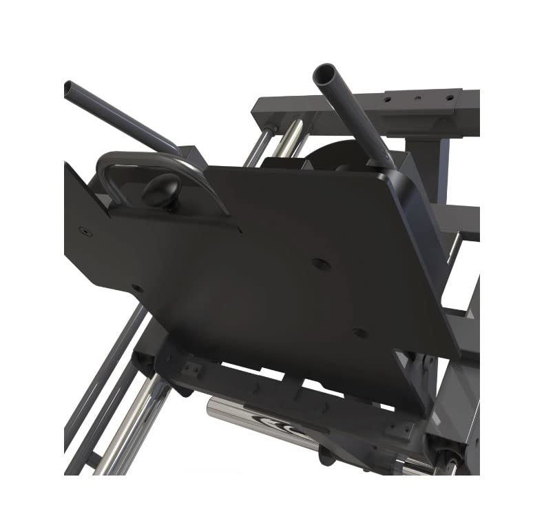 Ion Fitness - Macchina per Squat e Pressa per Le Gambe Compatibile con Dischi Olimpici - Supporta Fino a 200 kg - Pressa da Palestra con Angolo Regolabile - Struttura in Acciaio Inossidabile
