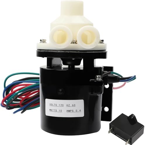 APTA92P10WD1 Ice Maker Machine Pump Motor Assembly Fits for Hoshizaki PA0613 | Fits for Model KM-450 Thru KM-900 KML-600MAH URC-12F 120V 10W RPM 0.5