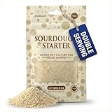Sourdough Starter Culture – Dehydrated Wild Dry Yeast for Baking Homemade Artisan Bread – Organic, Non-GMO, Fresh, Long-Lasting & Beginner-Friendly (10 Grams)