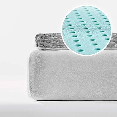 SEVEN SUNDAYS Memory Foam Topper - 200 x 200 cm - Premium Matratzentopper aus Visco Schaumstoff - 5 cm Kernhöhe - Jetzt Matratze, Schlafsofa & Co. aufwerten - Original Handarbeit aus der Schweiz Cover