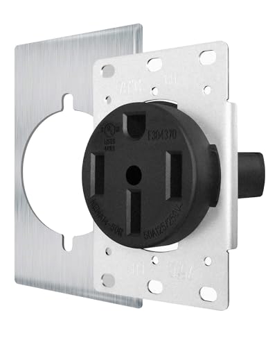 Industrial Grade NEMA 14-50 50A EV Charging Receptacle