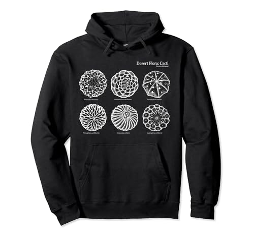 Desert Cacti Lophophora williamsii peyote Cactus Infrared Pullover Hoodie