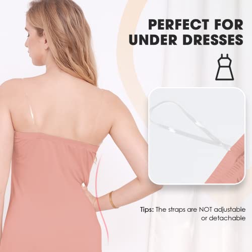 Image of MANCYFIT Strapless Slips for Under Dresses Women Full Slip with Invisible Straps
