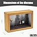 cxiiuui Forest Diorama 1/64 Scale Diecast Wooden Acrylic Display Case Forest Scene Wall Mount Model Cars Showcase for Toy Cars Dolls Storage