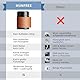 MUNFREE Lufterfrischer Auto Zubehör, Solide Aromatherapie Diffusor, Duftdose Auto Innendekorations, Rituals Autoduft Parfüm Balm für Schlafzimmer, Bäder, Büros und Reisen, Aroma-Ocean Car Scent